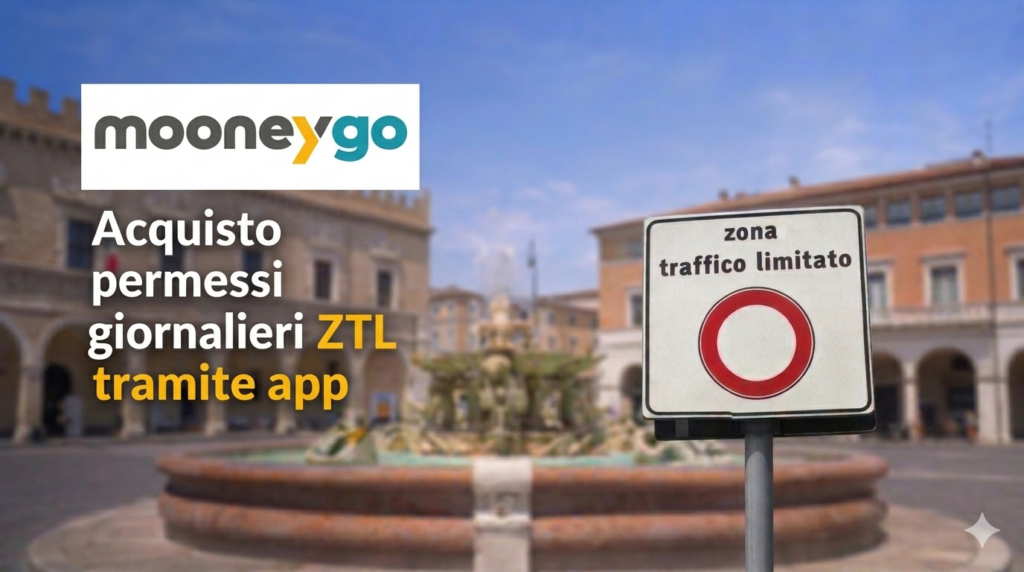 ZTL: attivo l’acquisto dei permessi giornalieri su MooneyGo