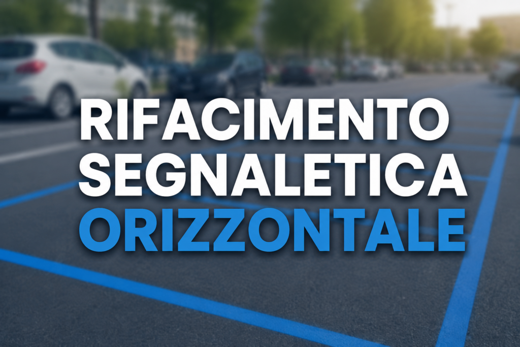 Lavori di rifacimento della segnaletica orizzontale – varie vie