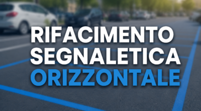 Lavori di rifacimento della segnaletica orizzontale – varie vie